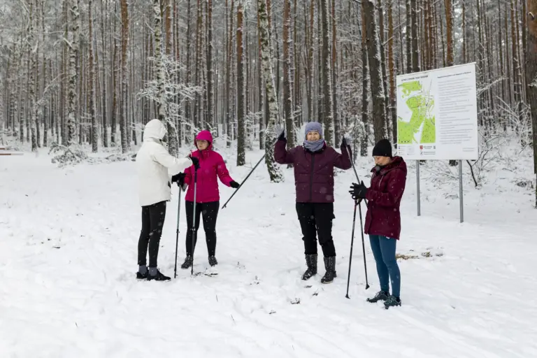 Nordic Walking zimą – projekt Cały rok na kijkach